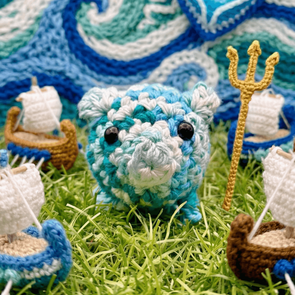 Poseidon — Hand-Crocheted Pals