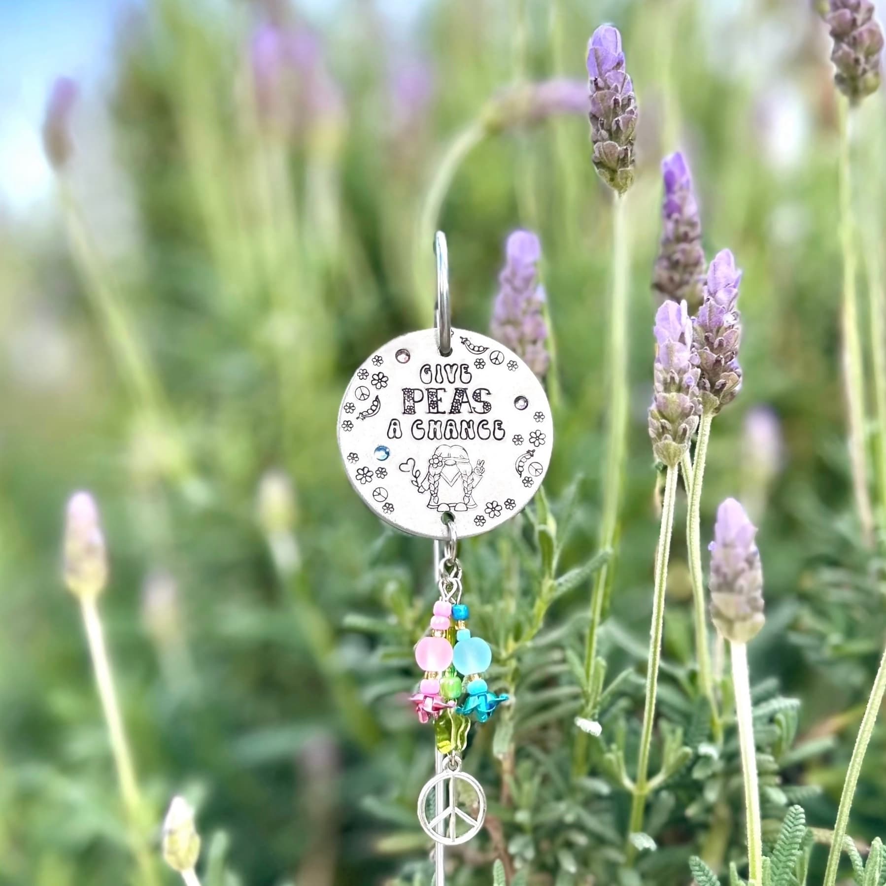 "Give Peas A Chance" Garden Art โ photo 2