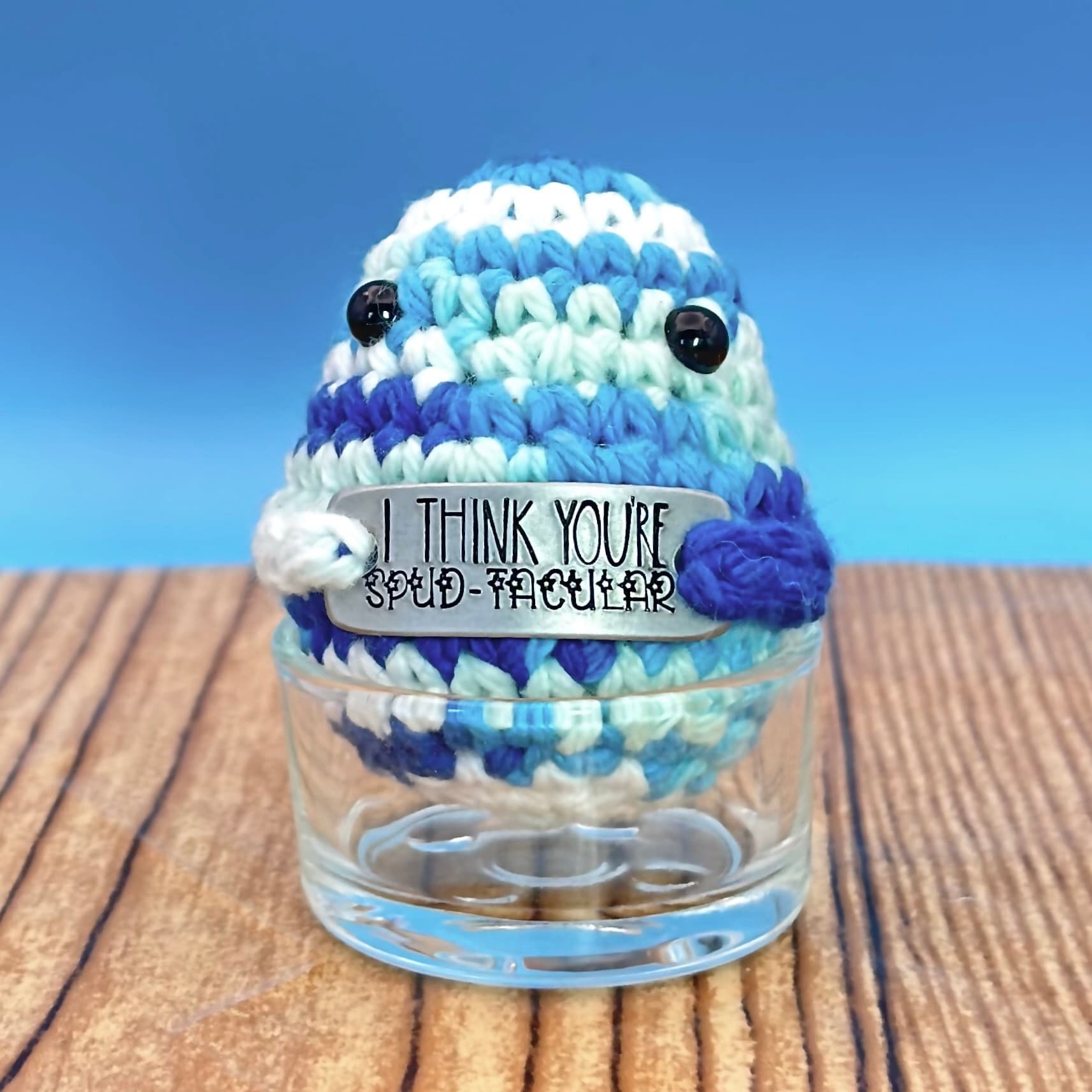 Poolside Potato Tater Tot โ Hand-Crocheted Pals