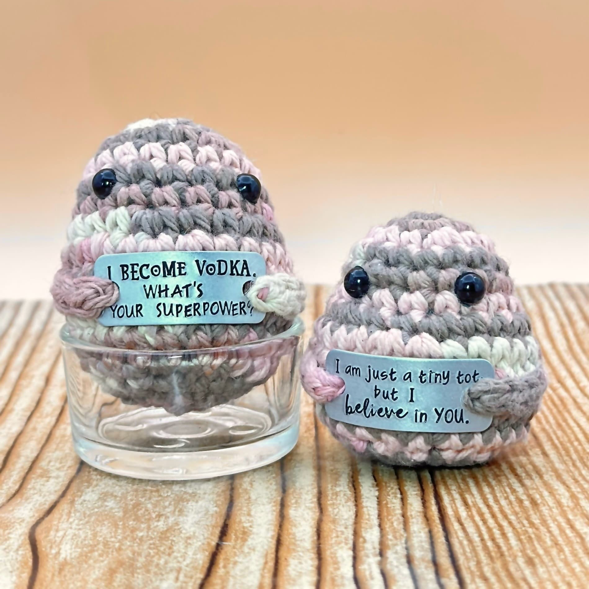 Russel the Russet Potato Tater Tot โ Hand-Crocheted Pals